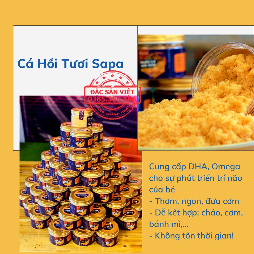 RUỐC CÁ HỒI TƯƠI SAPA NGUYÊN CHẤT NHÀ LÀM 100gr, thơm ngon không chất bảo quản, nhiều chất dinh dưỡng dành cho mọi lứa t | BigBuy360 - bigbuy360.vn