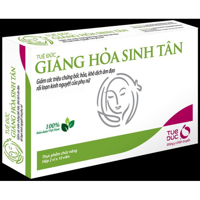 Sản phẩm Giáng Hỏa Sinh Tân bốc hỏa, khô hạn, tiền mãn kinh, hộp 30 viên – Health Pharmacy