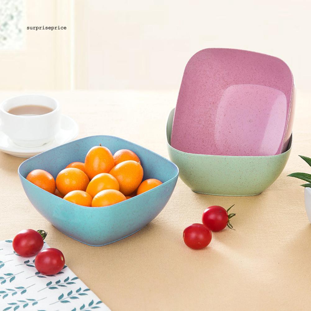 Tô ăn hình vuông bằng chất liệu rơm thân thiện với môi trường | BigBuy360 - bigbuy360.vn