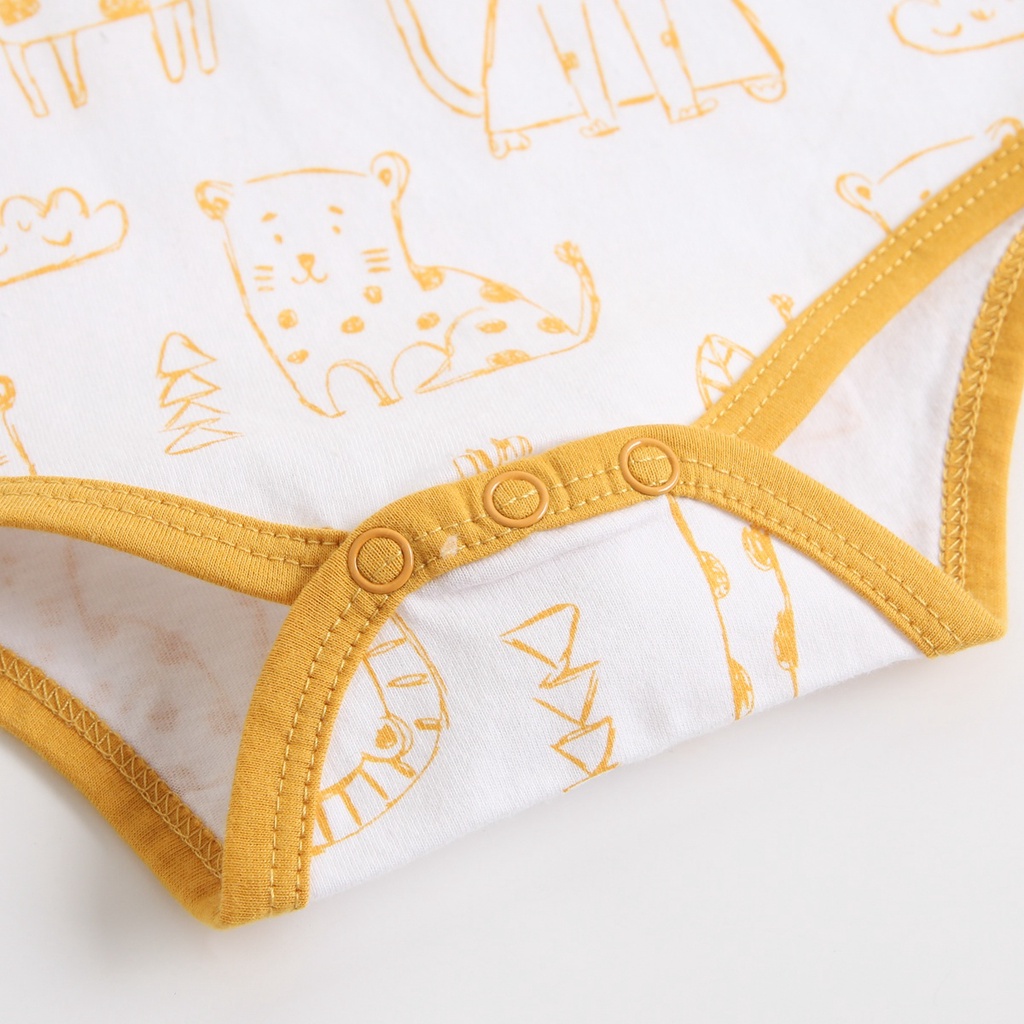 Áo liền quần Sanlutoz họa tiết phim hoạt hình con vật mùa hè cho trẻ em