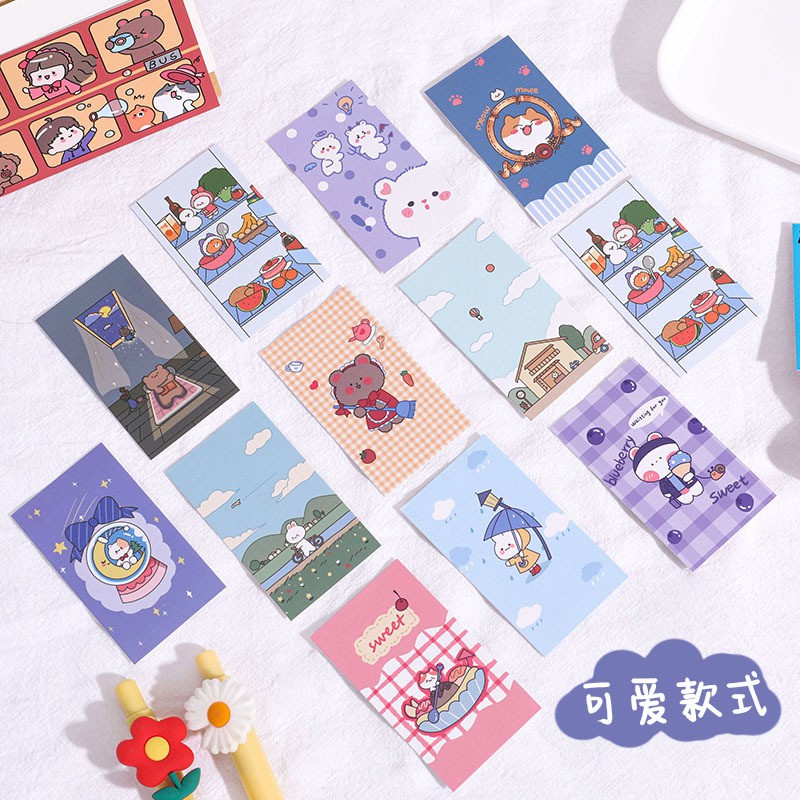 Set Tranh Ảnh Decor + Sticker 💖 POSTCARD MOONRISE KINGDOM Trang Trí Phòng Bàn Học Treo Tường Phụ Kiện Chụp Ảnh Hàn Quốc