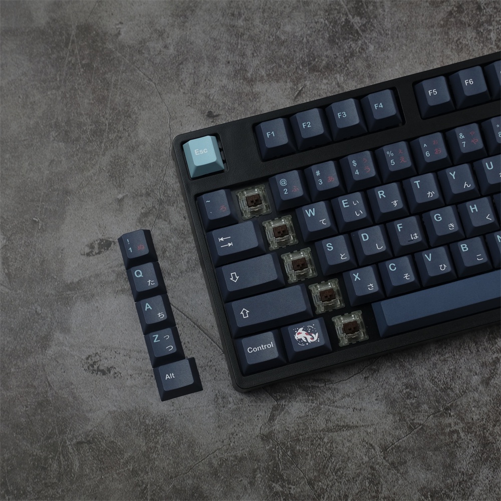 Keycap PBT GMK Zen Pond Bộ Nút Bấm Bàn Phím Cơ Keycaps Nhuộm Thăng Hoa Cá Tính ISO Spacebars 2U 2.25U 2.75U 3U 7U