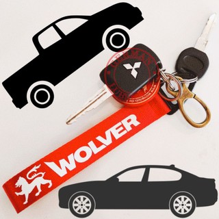 Móc khóa Wolver Special Racing dây vải