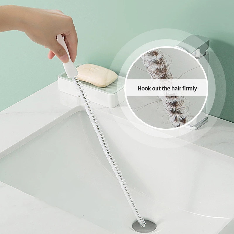 Dụng cụ làm sạch ống thoát nước 45cm có lỗ treo tiện dụng