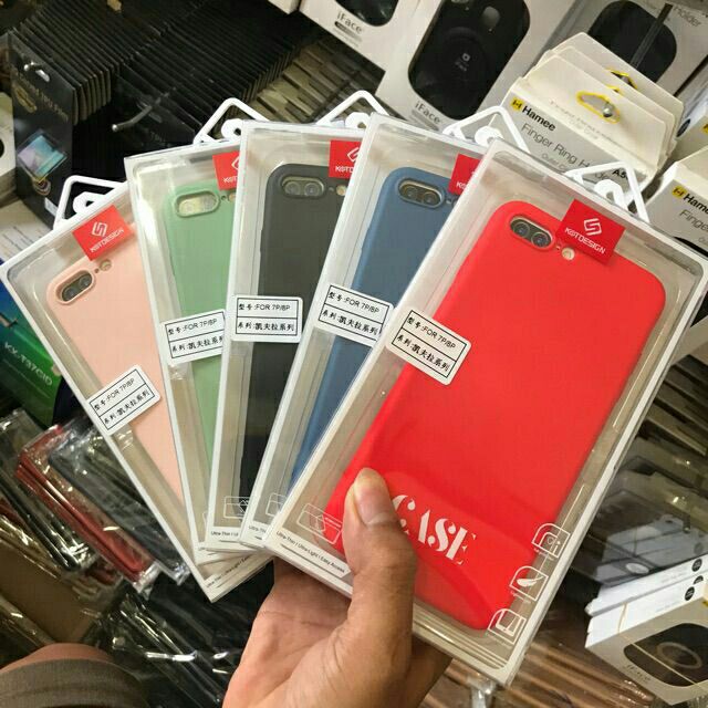 Ốp silicon chống bẩn chính hãng KST DESIGN cho iPhone 7 plus/8 plus