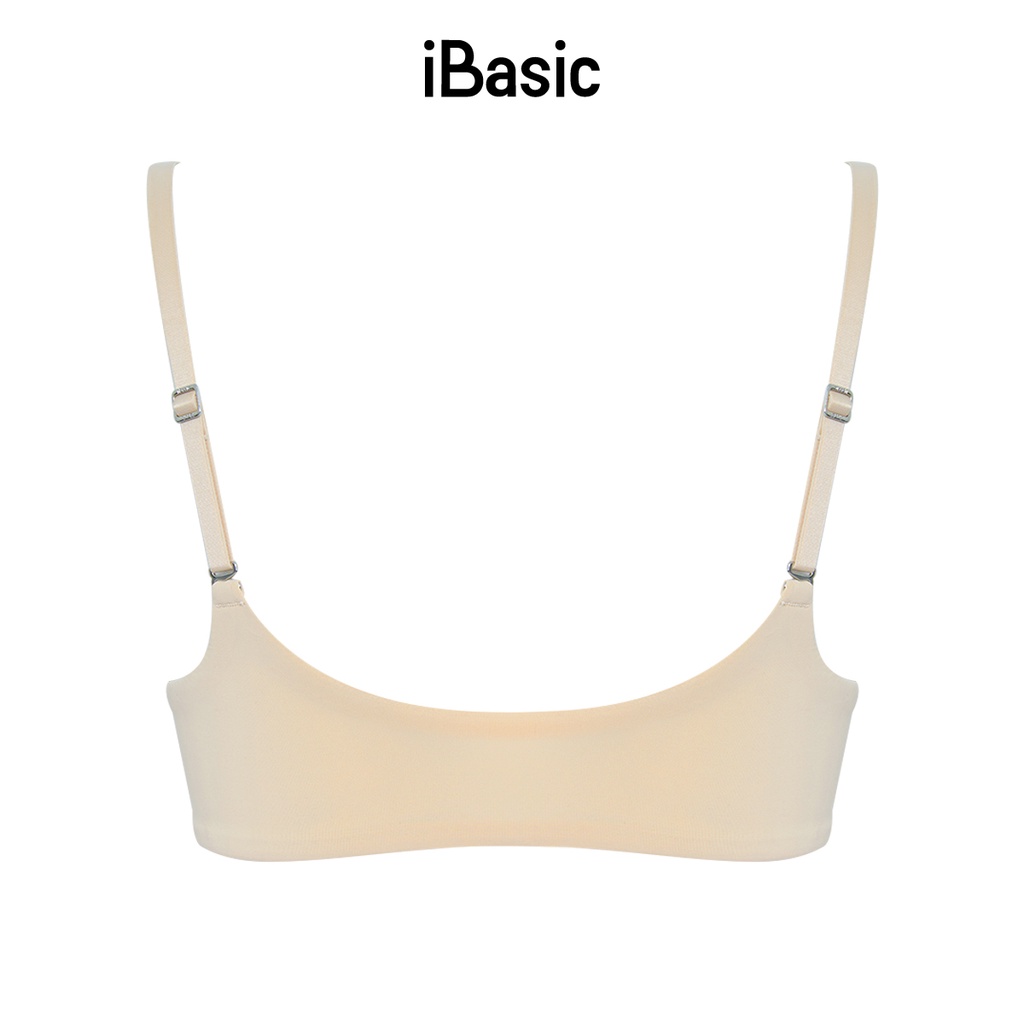 [MUA 2 GIẢM 30% - MUA 3 GIẢM 40%] Áo ngực có gọng mút dày cup T- shirt cài trước iBasic BRAW126