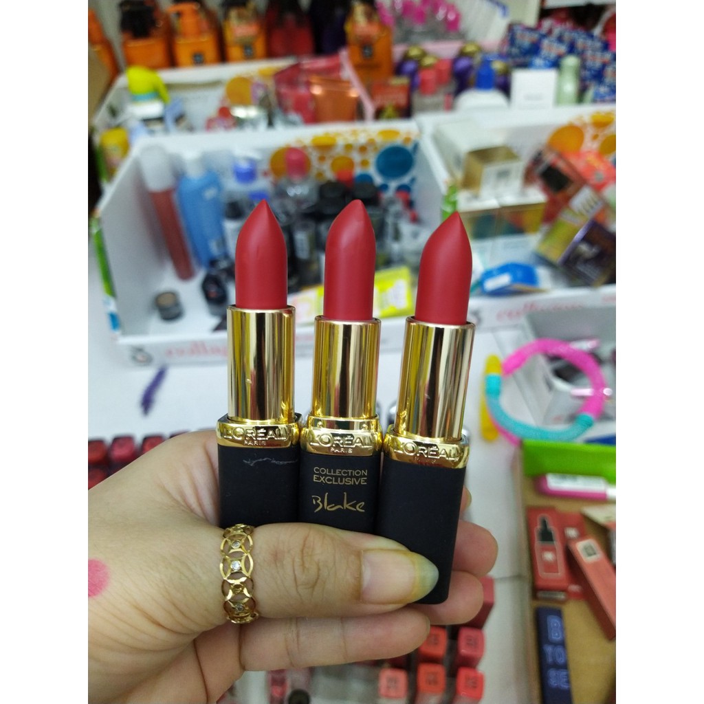 Màu đỏ ruby 402 Son Loreal Collection Exclusive Pure Reds