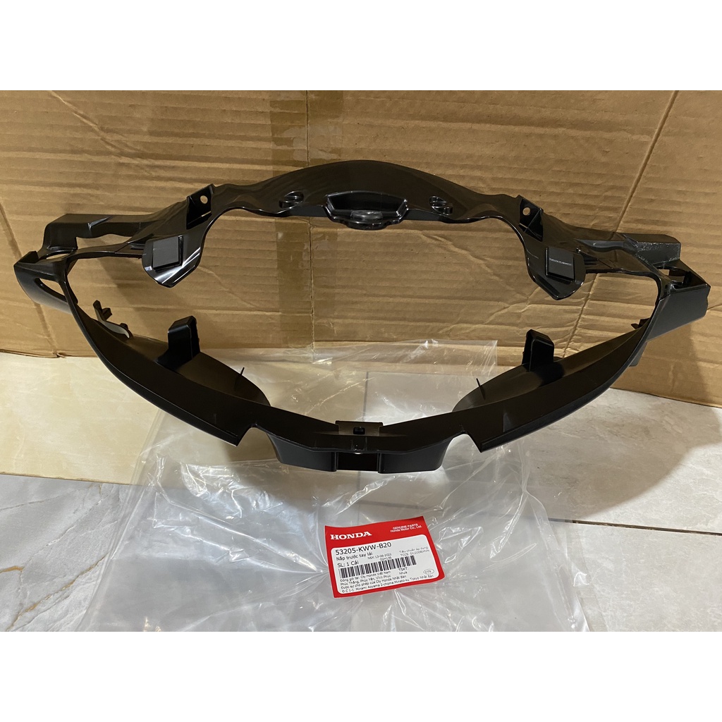 Nắp trước tay lái - Bàn thờ HONDA WAVE S110, RS110 màu Đen sần.