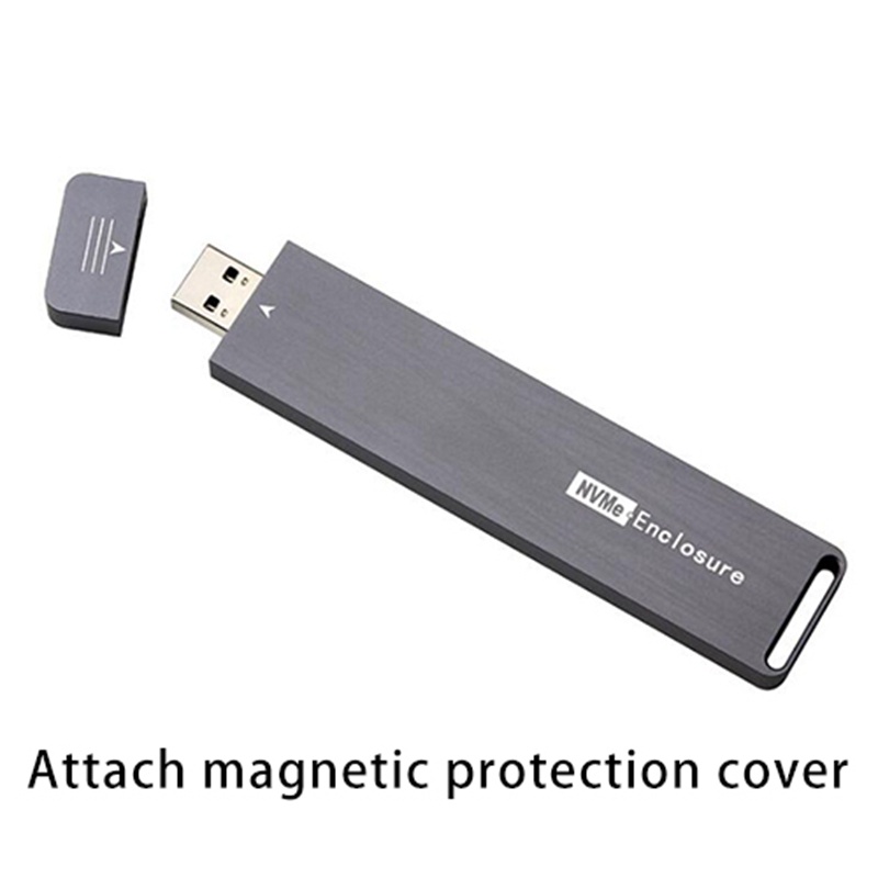 Hộp đựng ổ cứng ngoài USB 3.0 M.2 NVME PCI-E X4 X2 M2 sang Type A M Key SSD hỗ trợ 2280 2260 2242 HDD | BigBuy360 - bigbuy360.vn