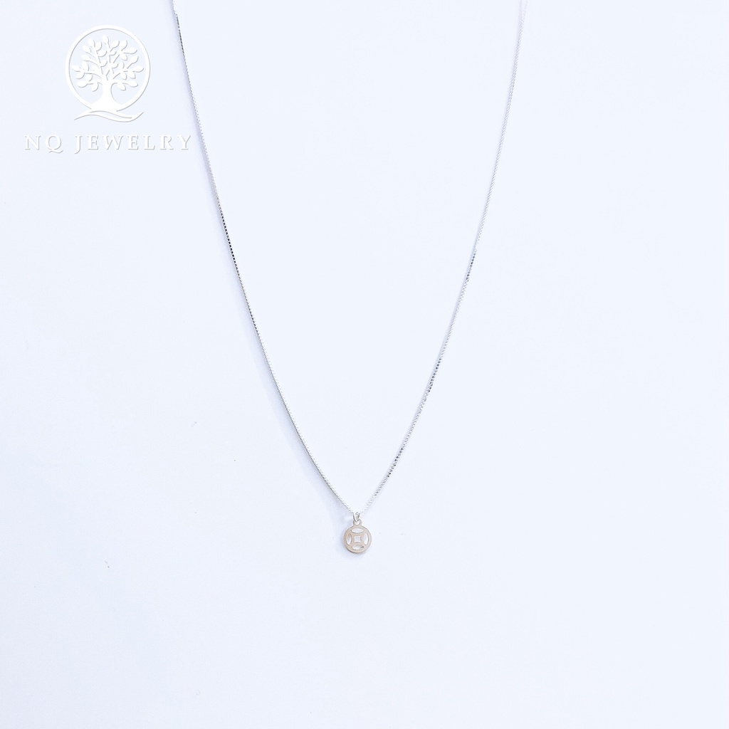 Dây chuyền bạc mặt đồng tiền - NQ Jewelry