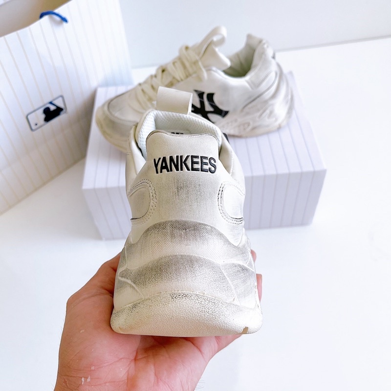 [Bản logo in 3D] Giày sneaker 𝗠𝗟𝗕 Tăng chiều cao 5cm - Bản Bẩn