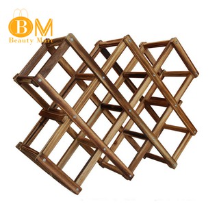 Kệ Gỗ Để Rượu Vang 10 Ngăn