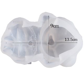 Khuôn silicon 4D Heo nằm ngủ