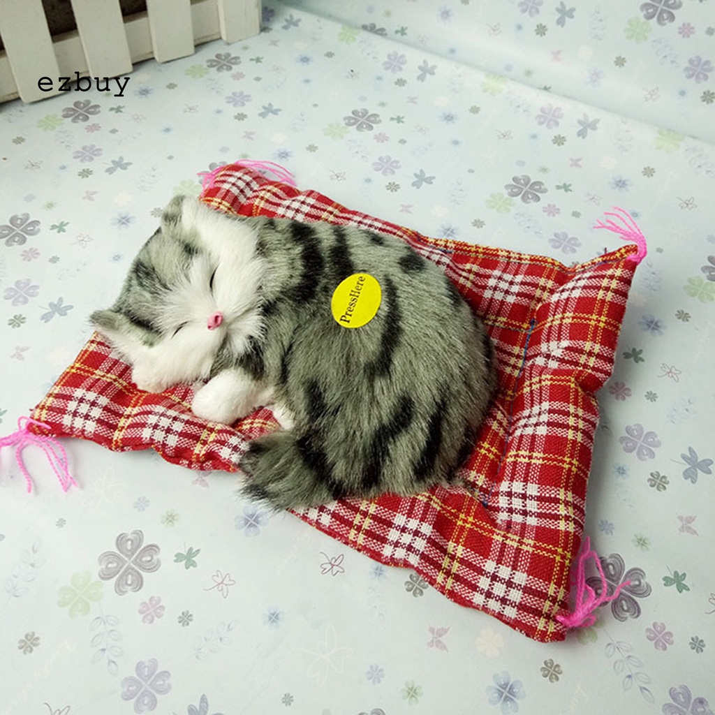 Mèo Nhồi Bông Mini Thoáng Khí Dễ Thương Dùng Làm Quà Tặng Cho Bé