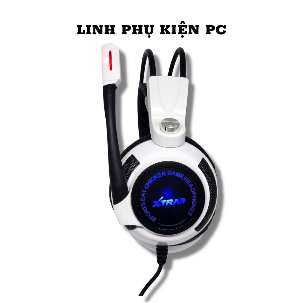 Tai nghe game giá rẻ Xstrad led bảy màu jack kết nối 3.5 truyền thống