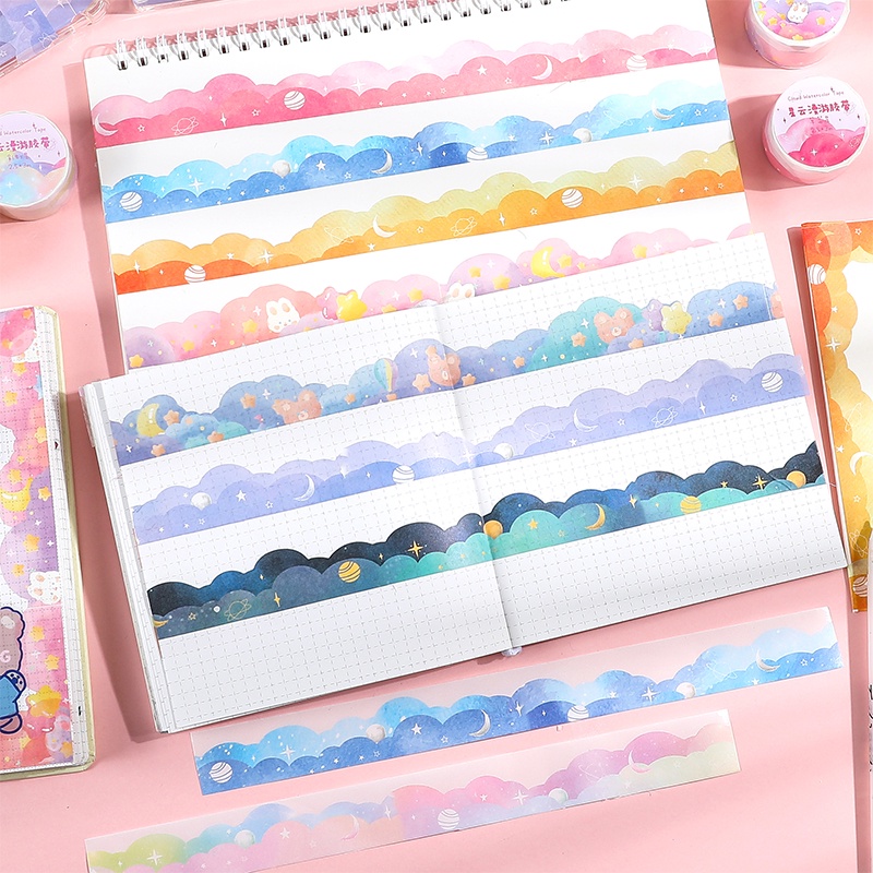 Băng Keo Dán Hình Đám Mây Kawaii Kiểu Nhật