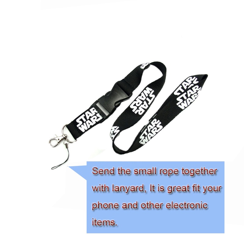 Dây Đeo Cổ Và Ngăn Đựng Thẻ Gắn Điện Thoại In Hình Star Wars