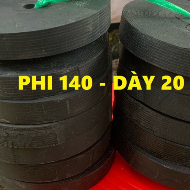 Cao su giảm chấn chân máy đường kính 140  - không ốc