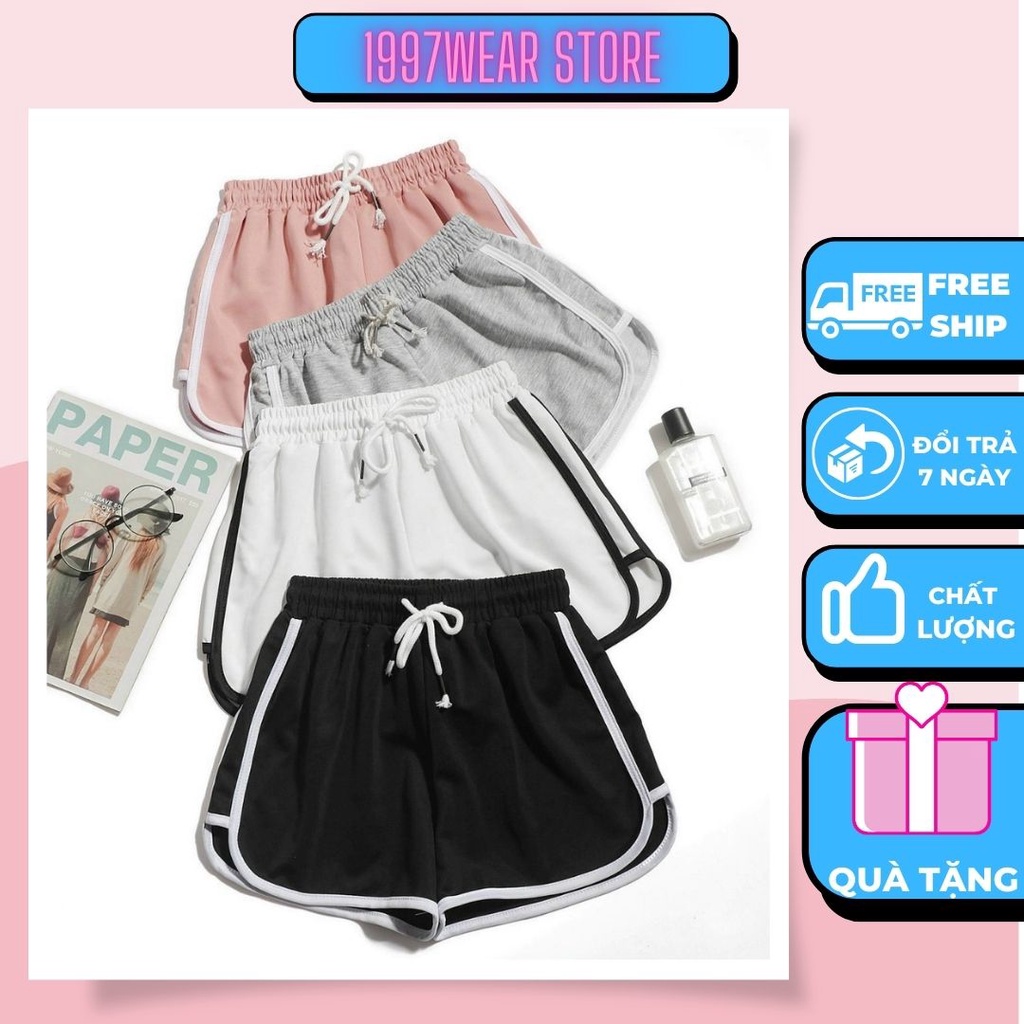 Quần đùi nữ mặc nhà chất cotton thoáng mát cạp chun, Quần Đùi Ngủ Nữ Freesize | BigBuy360 - bigbuy360.vn