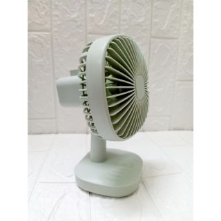 Quạt mini du lịch, Quạt sạc pin để bàn 3 chế độ gió ,quạt xoay , sản phẩm vàng dùng cho văn phòng tiện lợi