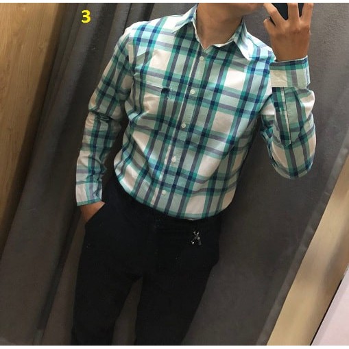 ÁO SƠ MI NAM BIG SIZE KẺ SỌC CARO