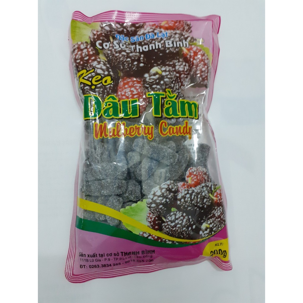 Set mix Kẹo me - kẹo dâu tây - kẹo dâu tắm đặc sản và chính gốc Đà Lạt - 600g