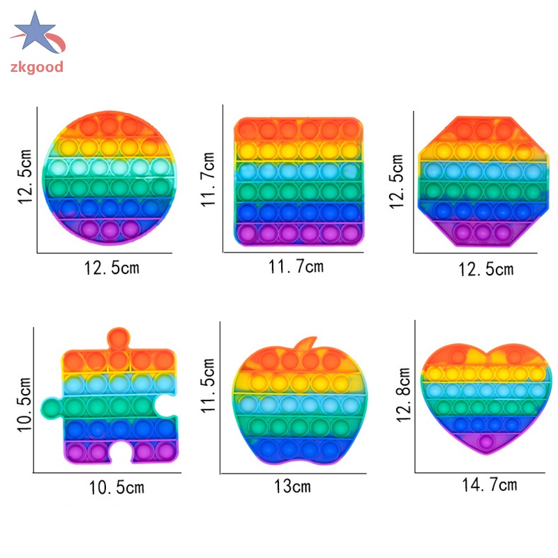 Đồ chơi thư giãn Pop it giải trí thông minh giảm căng thẳng hiệu quả cho người lớn và trẻ em