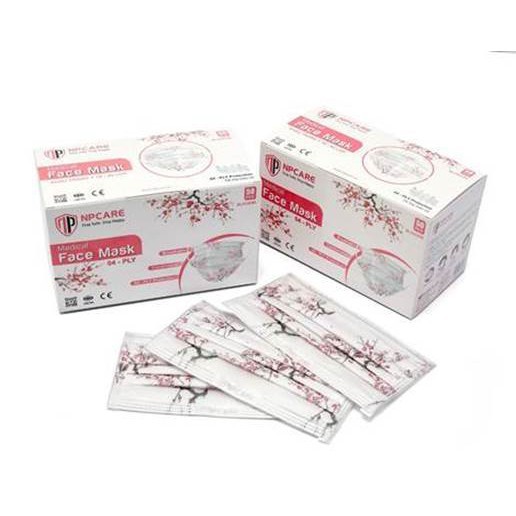 KHẨU TRANG y tế 4 lớp cao cấp dày dặn, thoáng khí có họa tiết SIÊU XINH kháng bụi, kháng nước NP CARE