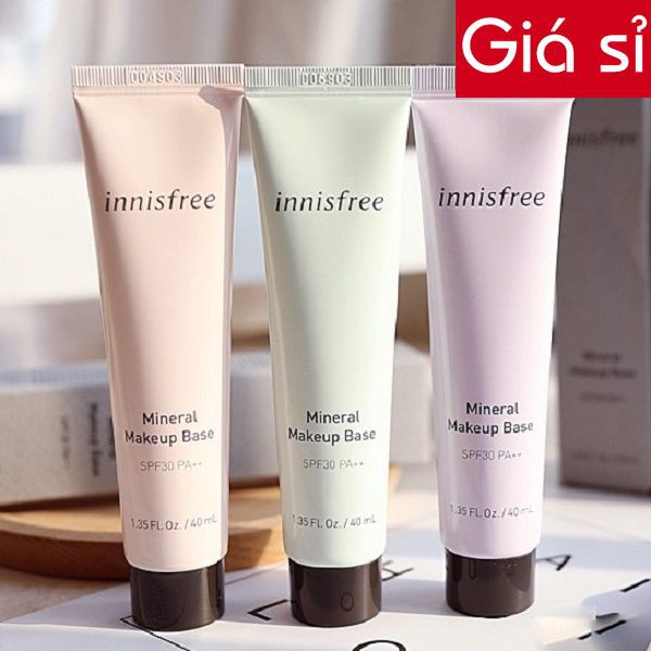 Kem Lót Điều Chỉnh Tông Da, Kiềm Dầu, Dưỡng Ẩm Innisfree Mineral Makeup Base