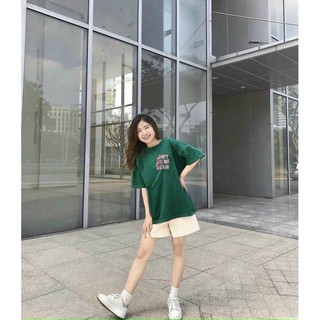Set áo xanh lá thụng mix quần trắng❤️free ship❤️