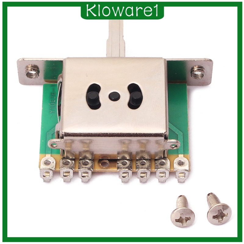 [KLOWARE1]Electric Guitar 5 Way Pickup Selector Switch, Golden Tips