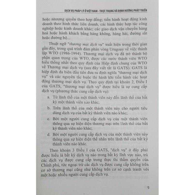 Sách - Dịch Vụ Pháp Lý Ở Việt Nam, Thực Trạng Và Định Hướng Phát Triển | BigBuy360 - bigbuy360.vn