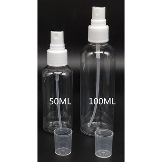 Chai Xịt Phun Sương 50ml/100ml Chiết Nhựa Mỹ phẩm