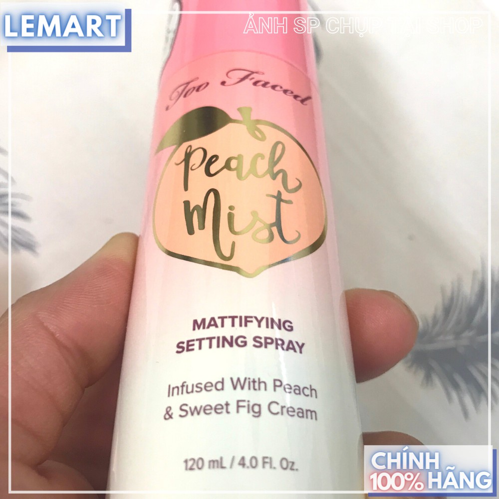 Xịt khoá nền make up Too Faced - Peach Mist 120ml [Chai lớn] - Hàng Chính Hãng | BigBuy360 - bigbuy360.vn