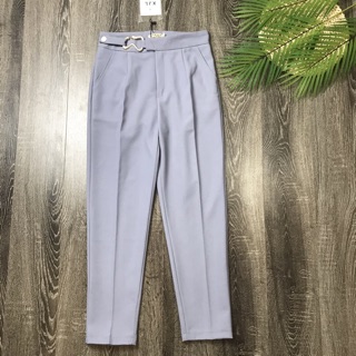 Mẫu mới - Quần baggy cạp phối đai móc