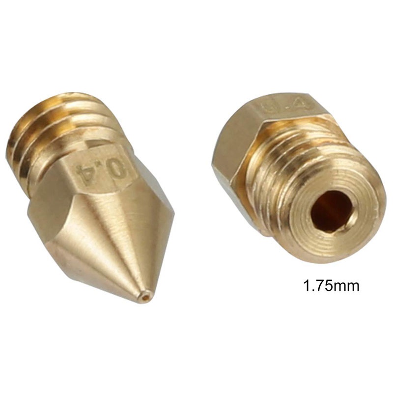 Bộ 30 Vòi Phun Máy In 3D MK8 0.4 mm Cho Ender 3 Anet A8 Makerbot MK8 Creality CR-10 CR-10S S4 S5 3Pro 5