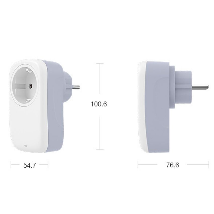 Ổ Cắm Thông Minh Wifi Broadlink SP4L 16A- 3500W Hẹn Giờ Điều Khiển Từ Xa Qua App, Điều Khiển Từ Xa Bằng Điện Thoại WIFI