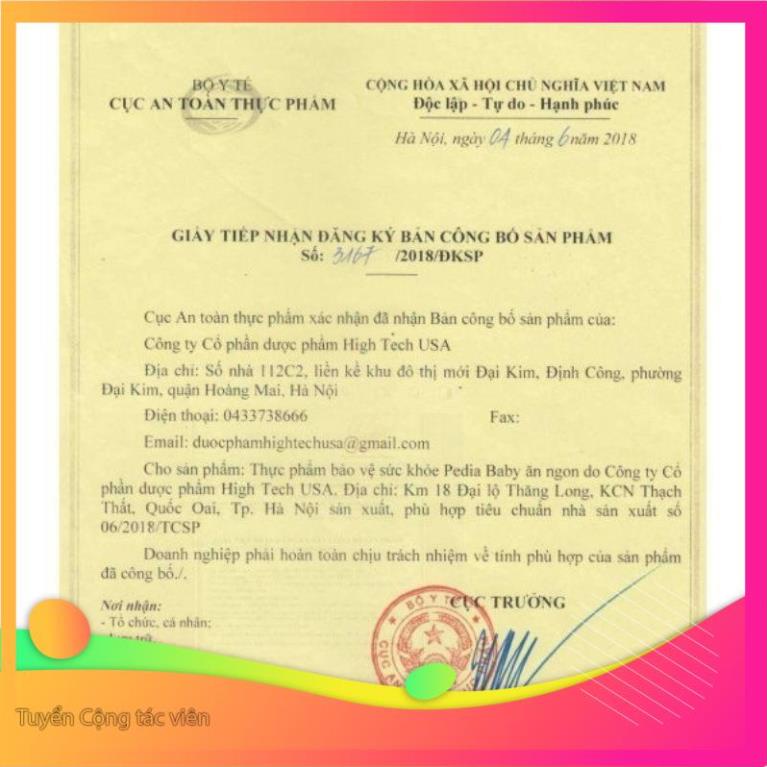 Siro Pediababy hỗ trợ tiêu hóa cho bé ăn ngon ngủ tốt  20 ống