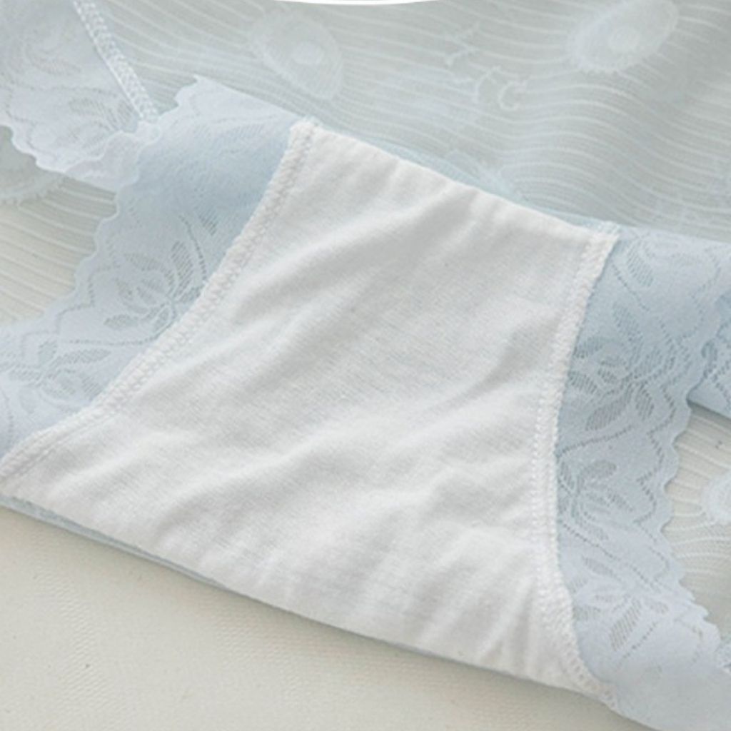 Quần lót nữ ren siêu mỏng  sexy mềm mại thoáng mát đính nơ gợi cảm DOPICO L1016