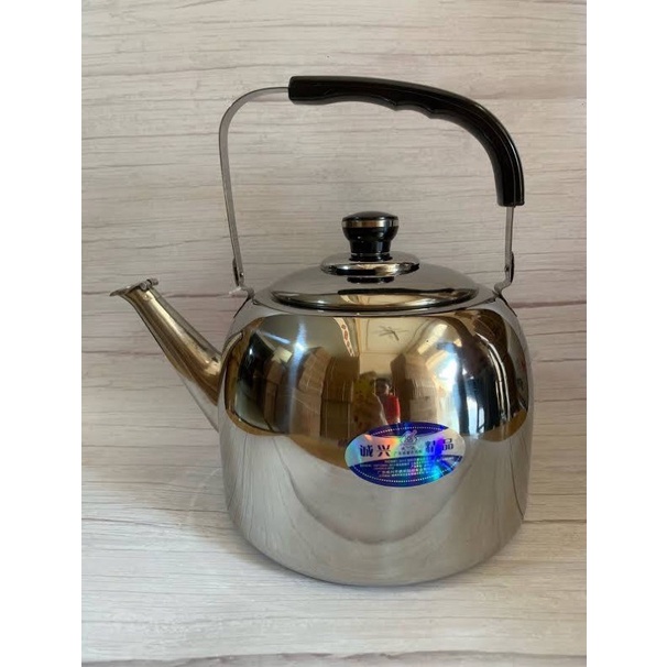Ấm đun nước Inox 5L báo còi khi nước sôi
