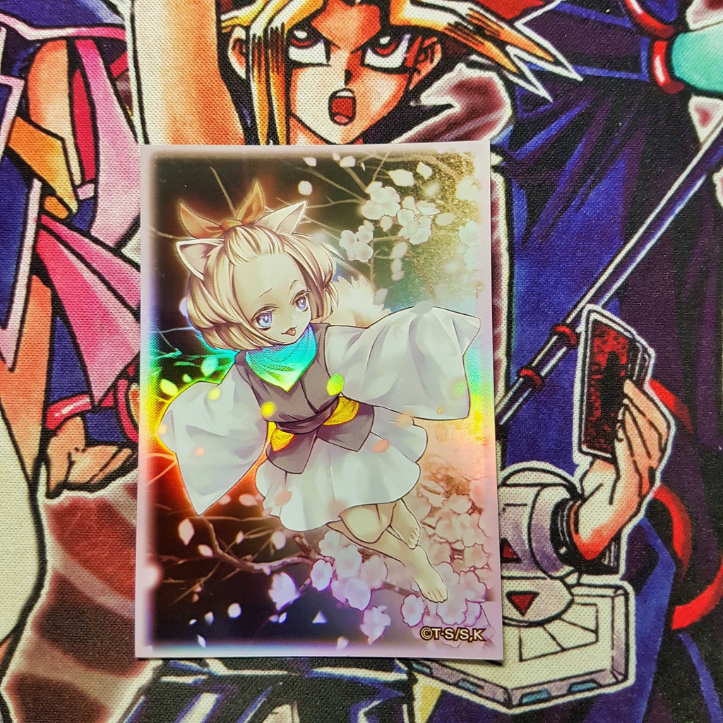 01 BỌC THẺ BÀI Yugioh in hình Ash Blossom & Joyous Spring