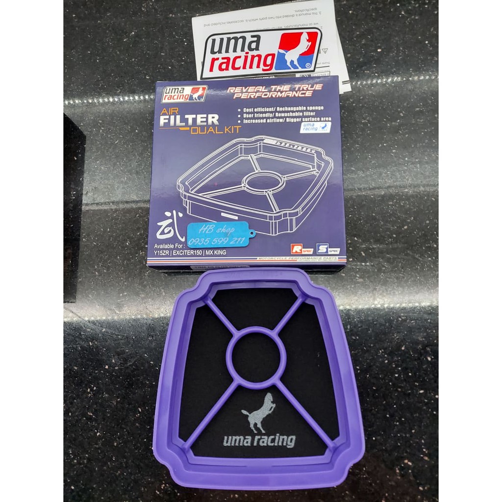 lọc gió độ uma racing ex150