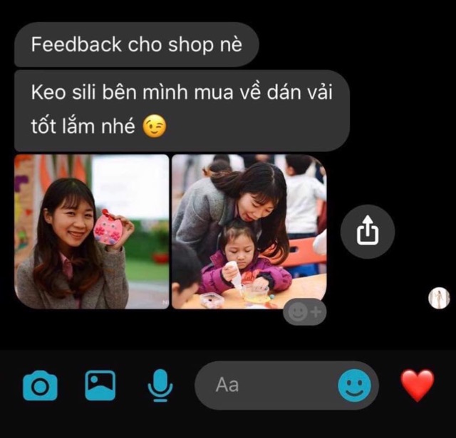 Keo dán vải - Sili Glue