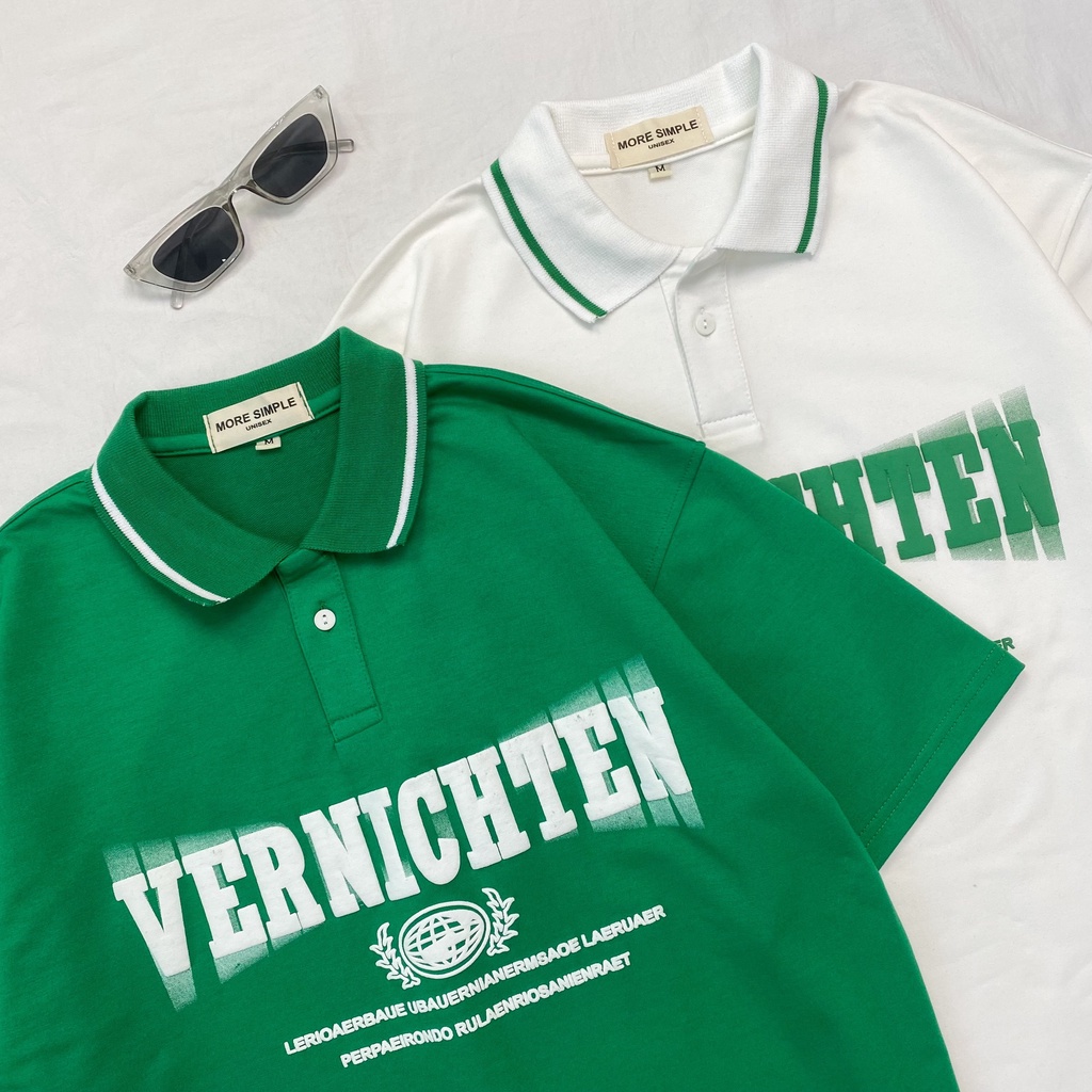 Áo POLO TEN Nam Nữ Cotton Phong Cách Ulzzang - Tuni Store