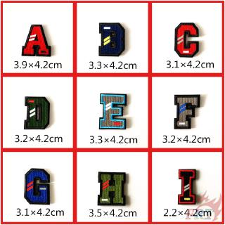 ☸ Letters Hook Loop Patch ☸ 1Pc Badges Embroidered Appliques for Hat Backpack Cloth Decoration