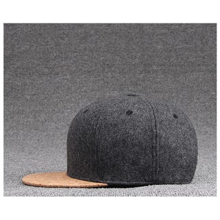 Nón hiphop fittop non-038 xám đen
