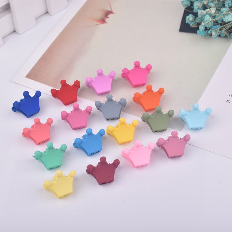 Kẹp tóc càng cua mini Yolody kẹp càng cua nhám loại 1 nhiều màu cho bé gái