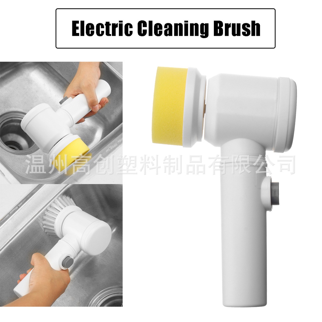 Máy cọ rửa đa năng magic brush - 5 đầu làm sạch, máy rửa bát cầm tay