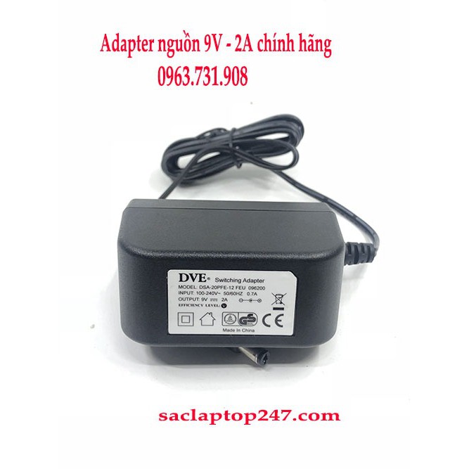 ADAPTER NGUỒN 9V-2A CHÍNH HÃNG