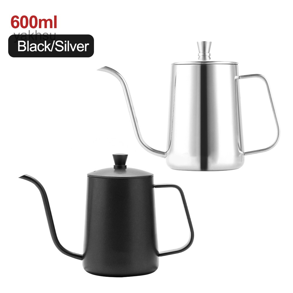 Ấm nấu nước pha cà phê 600ml bằng inox chất lượng